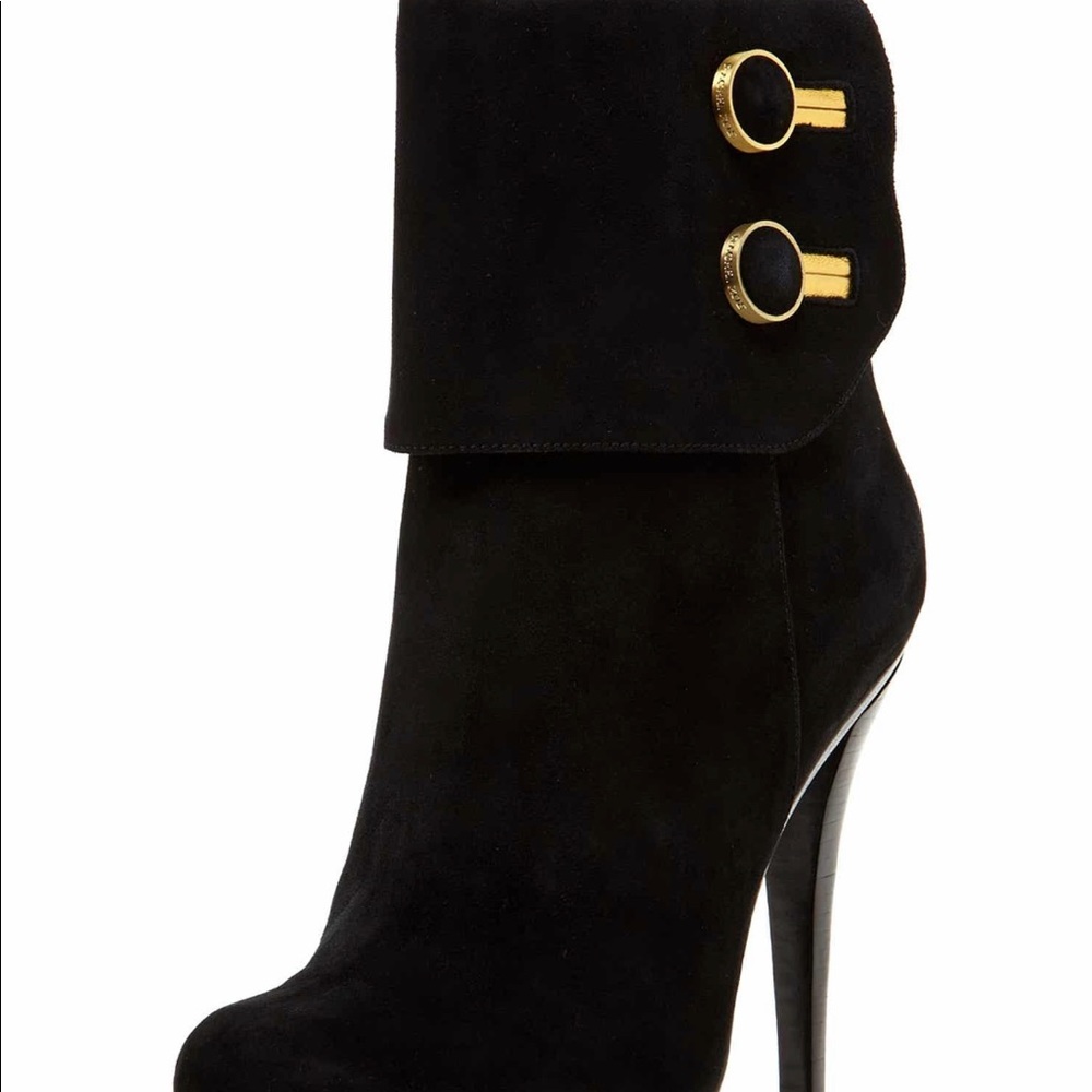 Rachel Zoe black ankle booties